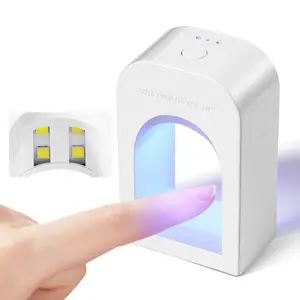 Lâmpada de secador de unhas LED USB UV portátil para porta Mini luz de unhas de secagem rápida manicure para esmalte de gel