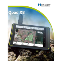 Hi-target Qpad X8 GIS GPS portable à point fixe Beidou Haute précision Tablette Origine Guangdong Support ODM/OEM
