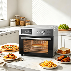 Oven Listrik Multifungsi, Oven Pemanggang, dan Air Fryer Combo dari Stainless Steel, Kapasitas 30L, Muat Ayam Utuh - Product Image 1