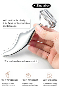 Thiết kế mới đa chức năng kim loại Derma con lăn da nâng massage mặt gua SHA Kim Miễn phí con lăn mặt massage con lăn công cụ - Product Image 2