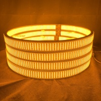 Lumina 12-reihige sequentielle Amber-Weiß-Switchback-Radbeleuchtung 18800LM 140W mit Start-Animation LED-Felgenbeleuchtung für LKW SUV IP67 17