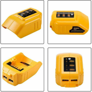 Adaptador de Batería DCB090 con 2 USB, Compatible con Todos los Paquetes de Baterías DEWALT Tipo Deslizante de 10.8V, 14.4V y 18V de Iones de Litio - Product Image 2