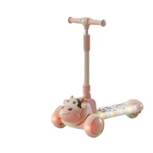 Nouveau modèle Scooter pour enfants à 3 roues Scooter pliable pour enfants de 2 à <span class=keywords><strong>10</strong></span> <span class=keywords><strong>ans</strong></span>, réglable en hauteur - Product Image 1