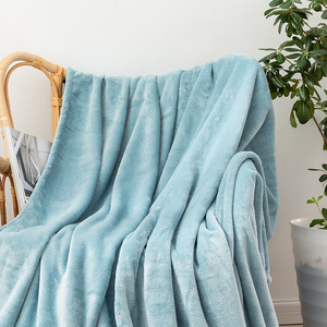 Couvertures en <span class=keywords><strong>molleton</strong></span> Couverture de grande taille en flanelle super douce pour lit Couverture floue en peluche microfibre confortable de luxe - Product Image 1