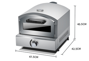 <span class=keywords><strong>Horno</strong></span> de Pizza Comercial para Restaurante, Giratorio, a Gas, Portátil, de Propano, Cocina, Fabricante de Pizza, <span class=keywords><strong>Horno</strong></span> Volcánico de Acero Inoxidable para Exteriores - Product Image 2