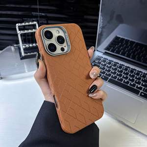 Carga magnética <span class=keywords><strong>Rubik</strong></span> Cube PU cuero Premium a prueba de golpes funda de teléfono celular Flexible para iPhone 12 13 14 15 Pro 16 Plus - Product Image 4