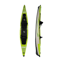 Nouveau design OEM 14 pédale gonflable kayak kayak kayak et canoë bateau en pvc pour la pêche avec Kit de réparation