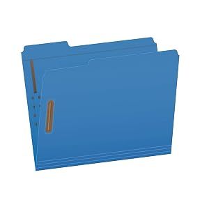 Cartelle con Chiusura Personalizzata, 2 Chiusure, Formato Lettera, Linguette di Taglio 1/3 in Posizioni Sinistra, Destra, Centro - Product Image 1