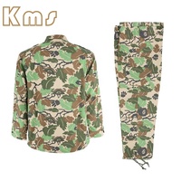 Uniforme français KMS, vente en gros OEM, vente chaude, vêtements tactiques de camouflage vert personnalisés pour les activités sur le terrain