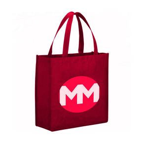 Sac de shopping en tissu tissé PP portable, logo personnalisé imprimé, sac réutilisable imperméable pour un usage quotidien - Product Image 3