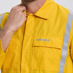 Thợ điện bảo hộ lao động kỹ thuật Overalls dầu kháng bảo hộ lao động Coverall làm việc cơ khí phù hợp với cho an toàn - Product Image 4