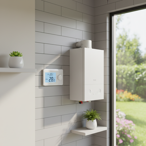 Contrôleur de maison intelligente moderne Telin AC8038, <span class=keywords><strong>thermostat</strong></span> de chaudière à <span class=keywords><strong>gaz</strong></span>, <span class=keywords><strong>fonctionnement</strong></span> simple filaire - Product Image 6