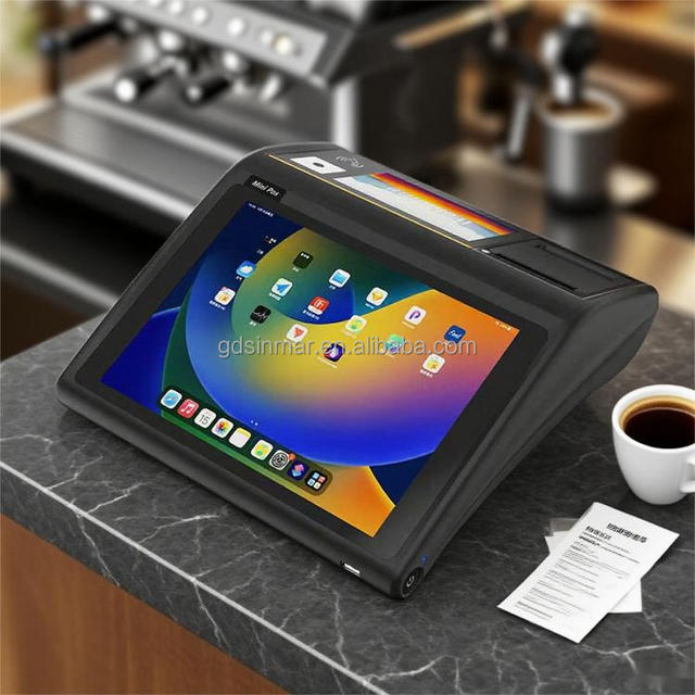 Sinmar All in One Tabletop POS Computer Tablet Desktop Touchscreen Android Pos Terminal with Printer