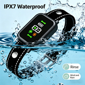 BSCI Certified Supplier Custom Logo IP7 Waterproof Rechargeable Smart Automatic No Shock Anti <b>Bark</b> <b>Stop</b> <b>Collar</b> for Dogs - Product Image 5