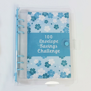 Venta caliente A5 planificador de presupuesto personalizado organizador de finanzas mensuales PVC hojas sueltas 100 sobre desafío ahorro de papel desafío - Product Image 6
