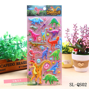 2026 School Boys DIY Gifts Cartoon Cute <b>Foam</b> 3d Puffy Stickers Dinosaur for Kids - Product Image 3