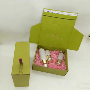 Boîte d'emballage pour produits de soin personnel, avec logo personnalisé, design gratuit, matériaux recyclés écologiques, doublure en éponge, pour l'expédition et l'<span class=keywords><strong>envoi</strong></span> de produits de beauté. - Product Image 1