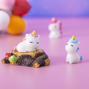 Tendance 2026 : Artisanat en résine 3D Licorne Pastel <span class=keywords><strong>Bonbon</strong></span> Teinte Lactée pour Décoration Miniature d'Animaux Magiques sur Étagère Domestique - Product Image 3