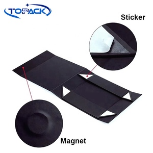 Tùy Chỉnh Sang Trọng Có Thể Gập Lại Đóng Mở Các Tông Sóng Bao Bì Hộp Quà Tặng Thực Phẩm Đồ Trang Sức Từ Hộp Giấy Với Từ Nắp - Product Image 4