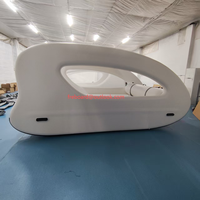 Bateau Électrique Gonflable Flottant en Promotion, Bateau-Maison Gonflable Solaire Durable avec Moteur pour Jeux Aquatiques