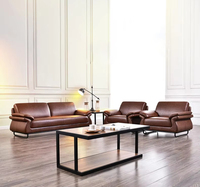 Canapé capitonné confortable en cuir pour appartement et mobilier domestique – Vente en gros