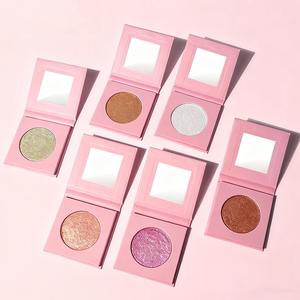Palette <span class=keywords><strong>de</strong></span> fards à paupières en boîte en papier personnalisée, à cavité unique, vide, compacte avec miroir et fermeture magnétique, recyclable, pour blush - Product Image 3