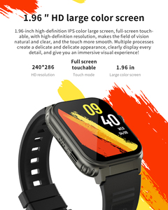 2023 Smartwatch 2.0 màn hình cảm ứng lớn pin lớn thông minh đồng hồ A70 hỗ trợ cho âm nhạc địa phương ban nhạc đồng hồ thông minh TPU - Product Image 6