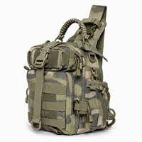Sac à dos tactique imperméable 20-35L pour la randonnée en plein air, le camping, le trekking, avec système Molle pour hommes