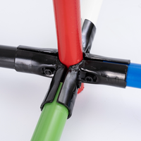 Konektor Pipa Logam Hitam Elektroforesis Bahan SPCC Tekanan Tinggi Ketebalan 2.3mm Seri HJ