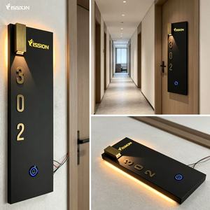 Plaque de porte <span class=keywords><strong>d</strong></span>'<span class=keywords><strong>hôtel</strong></span> multifonctionnelle avec sonnette intégrée, connectivité Internet et compatibilité avec les logiciels hôteliers - Product Image 6