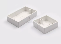 86 Type 33H Boîte de jonction en plastique ABS PVC de couleur personnalisée IP67 Évalué 86x86x33mm Options de montage du boîtier électrique pour circuit