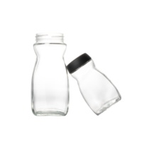 Emballage en verre de stockage des aliments pot de dessert à biscuits en verre vide transparent 200ml 400ml 800ml 1000ml avec couvercle