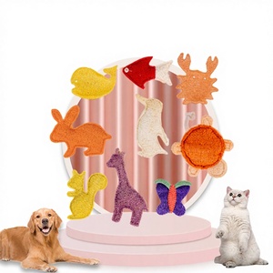 Juguetes Masticables de Algodón Ecológicos con Diseño de Dibujos Animados para Perros, Gatos y Más, Resistentes al Desgaste, Impermeables, para Limpieza Dental - Product Image 1