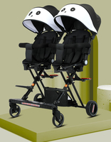 Poussette double haut de gamme pour nouveau-nés, poussette jumeaux 3 en 1 avec siège auto en alliage d'aluminium, best-seller