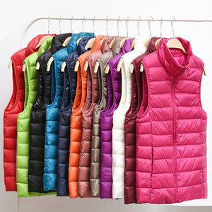 Chaleco Acolchado <span class=keywords><strong>Sin</strong></span> Mangas para <span class=keywords><strong>Mujer</strong></span>, Diseño Personalizado, Estilo Casual, Tejido Cortavientos, Chaqueta Acolchada para <span class=keywords><strong>Mujer</strong></span> - Product Image 1