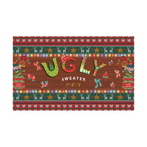 Bannière de jardin en verre rond pour fête d'anniversaire, écologique, durable, avec impression personnalisée - Product Image 2