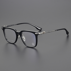 CH8141 Nouveauté 2024 Monture de Lunettes de Lecture Unisexe, Robuste et Durable, Forme Rectangulaire Géométrique, Noire Texturée, pour Ordinateur et Verres de Prescription - Product Image 4