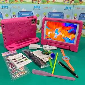 Tablette Tactile Enfants Sail Air S810 de Haute Qualité 8 Pouces avec Écran <span class=keywords><strong>Incassable</strong></span>, Ordinateur <span class=keywords><strong>Portable</strong></span> 6+128G Android, Cadeaux Éducatifs - Product Image 2