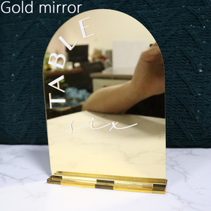 Biển Hiệu Đồ Uống Cocktail Chữ Ký Màu Trắng Acrylic Cắt Laser Biển Hiệu Acrylic Vòm Đôi Thực Đơn Tiệc Cưới - Product Image 6