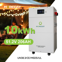 Système de batterie de secours au lithium hybride divisé et empilable de 10,5 kWh pour usage résidentiel, à poser au sol