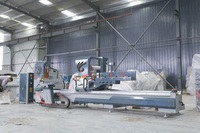 Scie à onglet double tête pour profilés aluminium avec affichage numérique CNC et lame en carbure importée