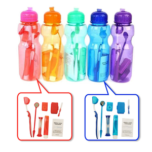 G110C commercio all'ingrosso della fabbrica tazza di Design orale ortodontico Kit per Travelling uso 8 in 1 Set di spazzolino portatile cura tuta - Product Image 2