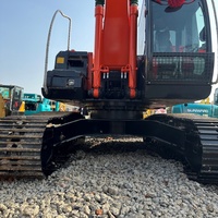 Excavadora Hidráulica Usada Hitachi ZX240 de 24 Toneladas, Máquina Pesada Usada Hitachi220 con Pocas Horas de Trabajo