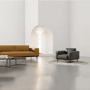 Muebles Comerciales para Oficina en Casa, Recepción de Empresa, Área de Espera, Conjunto de Muebles de Cuero para Descanso, Opcional en PU, Estilo Costero Moderno para Oficina - Product Image 6