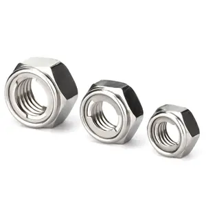 DIN980 Nut 304 Stainless Steel Hexagonal Anti Loosening Lock Nut