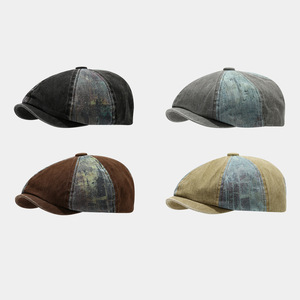 Newsboy rửa bông Ivy Irish phẳng <span class=keywords><strong>cap</strong></span> paperboy <span class=keywords><strong>Gatsby</strong></span> hat rửa bông <span class=keywords><strong>8</strong></span> Bảng phong cách Beret Newsboy <span class=keywords><strong>cap</strong></span> - Product Image 3