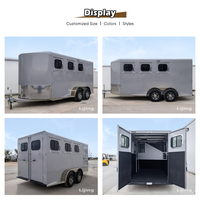 JINLIJING Remolques multifonctions pour chevaux Remolques pour caballos Remorque entièrement équipée Street Mobile Bar Fast Food Truck Van on Wheels