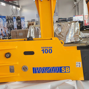 Martillo hidráulico SB 100 Tipo de caja Modelo rojo Adecuado para excavadoras con 25-30 toneladas CALIDAD PREMIUM para ACTIVIDADES DE DEMOLICIÓN AL - Product Image 1