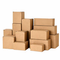Boîte personnalisée en carton ondulé à fond à verrouillage automatique pour pièces de quincaillerie, sans colle, écologique, biodégradable, réutilisable, OEM, ODM, vente en gros