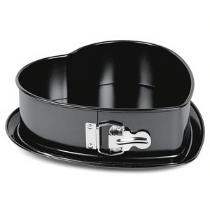 Molde para Pastel en Forma de Corazón de 7 cm y 26 cm, Negro, con Base Desmontable - Product Image 2